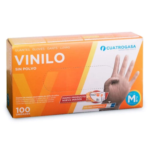 Guante vinilo sin polvo C/100 -> P