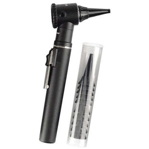 Otoscopio E-Scope luz vacío negro en bolsa