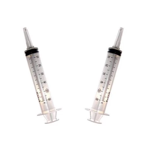 Jeringa alimentación 60 ml cono/cateter – 25 unidades
