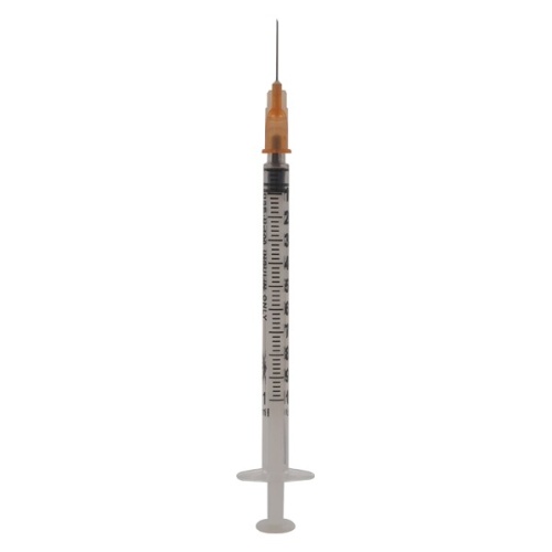Jeringa 1ml insulina 3C – aguja 25gr. C/100