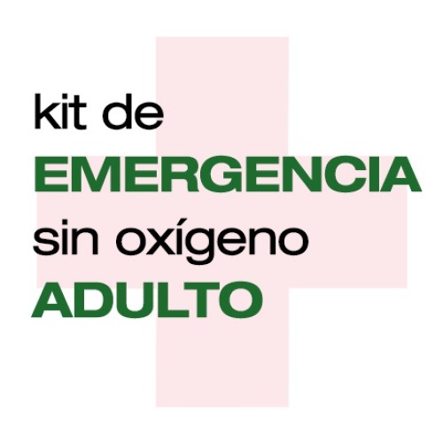 Kit emergencia sin oxígeno -> adulto