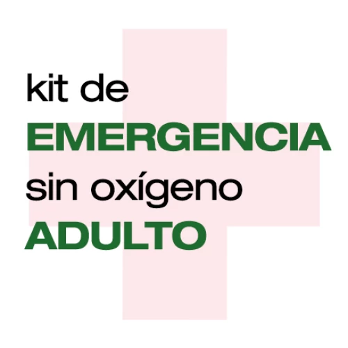 Kit emergencia sin oxígeno -> adulto
