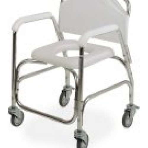 Silla de baño -> asiento en U con ruedas