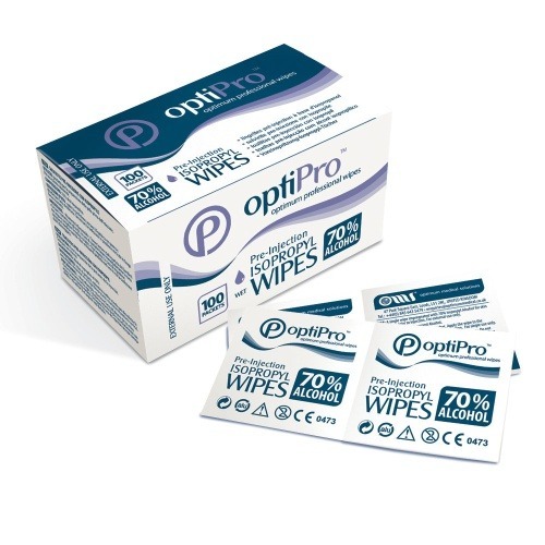 Toallita desinfectante 6×3 cm Optipro C/ 100