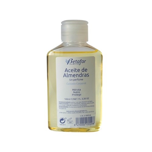 Aceite almendra dulce sin perfume 100 ml