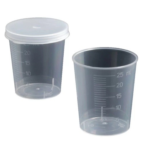 Vaso y tapa medicación 30 ml