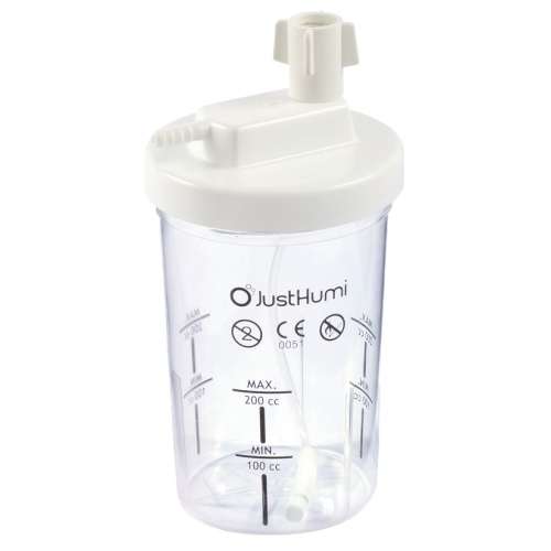 Vaso humidificador desechable