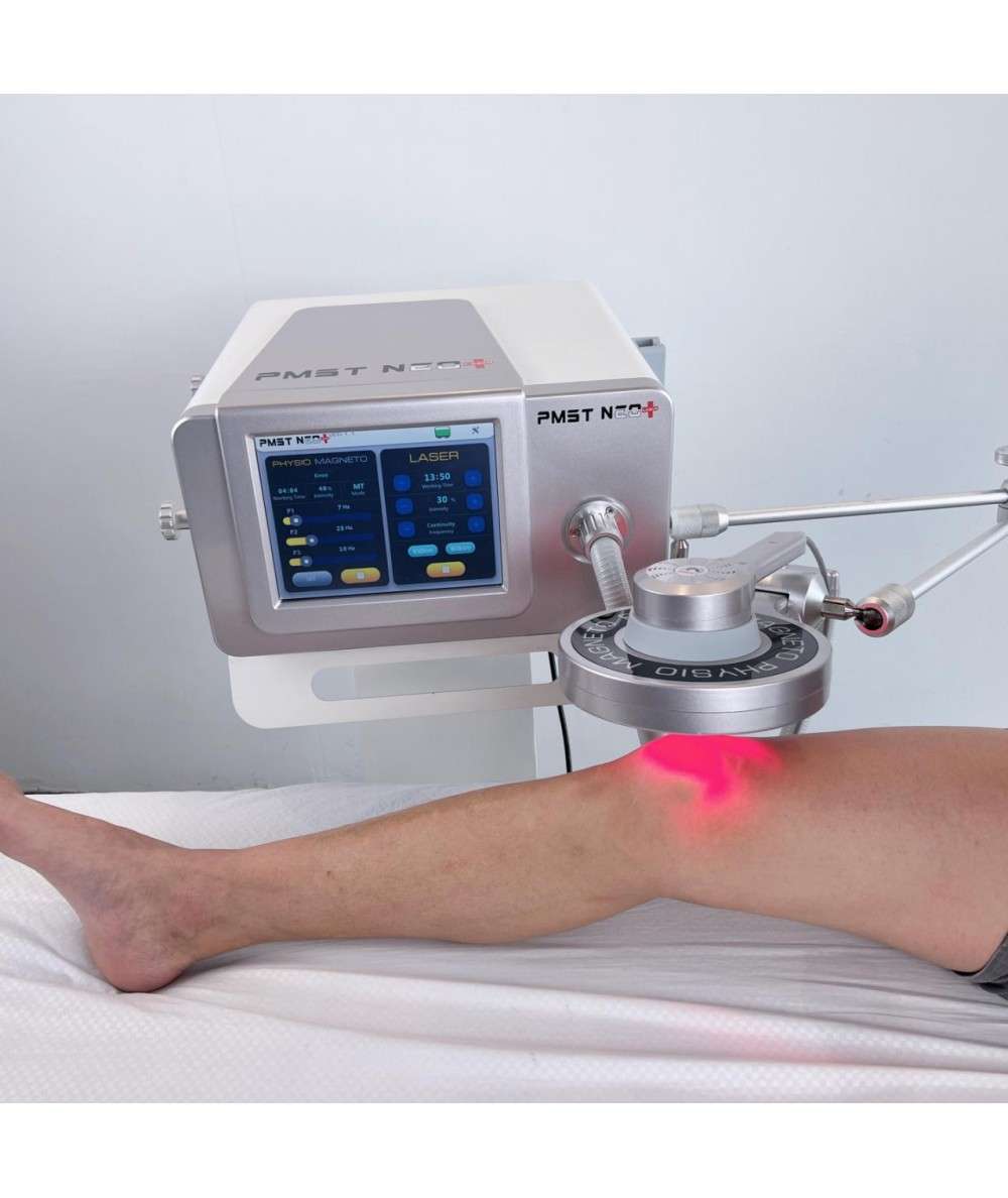 Magneto Physio + Láser. Superinducción electromagnética 5 teslas
